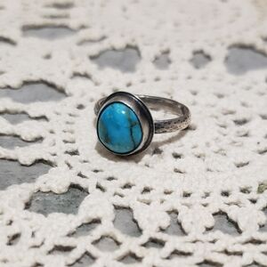 Handmade Silver Turquoise Ring